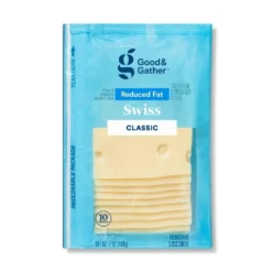 Reduced Fat Swiss Deli Sliced Cheese - 7oz/10 Slices - Good & Gather™ -Good & Gather GUEST 8b793ec4 6ceb 4c87 91c8 1f7660883568