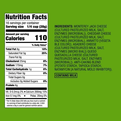 Shredded Mexican-Style Cheese - 16oz - Good & Gather™ 5 Shredded Mexican-Style Cheese - 16oz - Good & Gather™ - Image 3