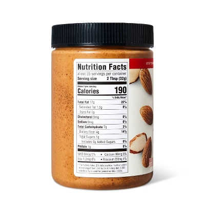 Stir Creamy Almond Butter 28oz - Good & Gather™ 4 Stir Creamy Almond Butter 28oz - Good & Gather™ - Image 2
