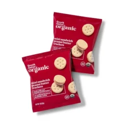 Organic Mini Peanut Butter Sandwich Crackers - 8oz/8ct - Good & Gather™