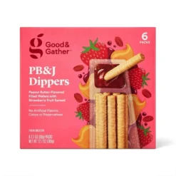 Peanut Butter Filled Wafer Stix With Strawberry Jam - 12.7oz/6ct - Good & Gather™ 9 Peanut Butter Filled Wafer Stix With Strawberry Jam - 12.7oz/6ct - Good & Gather™ -Good & Gather GUEST 93142416 9cdd 45d0 905e de3c0b837181