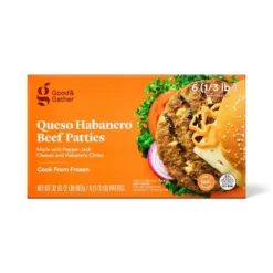Queso Habanero Beef Patties - Frozen - 32oz/6ct - Good & Gather™ 9 Queso Habanero Beef Patties - Frozen - 32oz/6ct - Good & Gather™ -Good & Gather GUEST 9601a3a4 3c3e 46c2 aea5 de3420fd1125