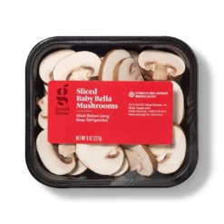 Fresh Sliced Baby Bella Mushrooms - 8oz - Good & Gather™ -Good & Gather GUEST 98d63ed9 7f6b 42ca 9512 2f5a9e23c5b9