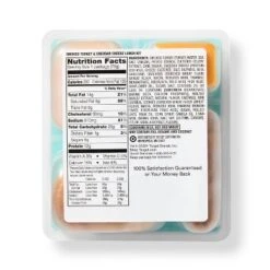 Smoked Turkey & Cheddar Cheese Lunch Kit - 2.8oz - Good & Gather™