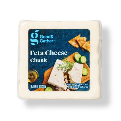Feta Cheese Chunk - 8oz - Good & Gather™ 5 Feta Cheese Chunk - 8oz - Good & Gather™ - Image 3