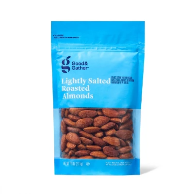 Lightly Salted Roasted Almonds - 11oz - Good & Gather™ 5 Lightly Salted Roasted Almonds - 11oz - Good & Gather™ - Image 3