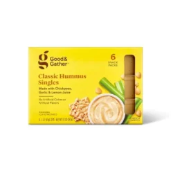 Classic Hummus Singles - 6pk/12oz - Good & Gather™ 9 Classic Hummus Singles - 6pk/12oz - Good & Gather™ -Good & Gather GUEST 9db36511 8c18 4335 92a1 04fa2c0dd07d