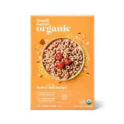 Organic Honey Nut Hoops Breakfast Cereal - 12.25oz - Good & Gather™ -Good & Gather GUEST 9e386118 907d 4077 9cbb 25604b3f73de