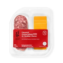Uncured Genoa Salami And Cheddar Cheese Snacker - 2.5oz - Good & Gather™ -Good & Gather GUEST 9e6513d6 a645 4e3c b3bf a4e068879260