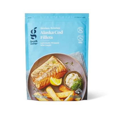 Alaska Cod Skinless Boneless Fillets - Frozen - 16oz - Good & Gather™ 5 Alaska Cod Skinless Boneless Fillets - Frozen - 16oz - Good & Gather™ - Image 3