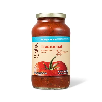 Traditional Pasta Sauce No Sugar Added - 24oz - Good & Gather™ 5 Traditional Pasta Sauce No Sugar Added - 24oz - Good & Gather™ - Image 3