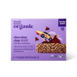 Organic Chocolate Chip Whole Grain Baked Bar - 15.24oz/12ct - Good & Gather™ -Good & Gather GUEST aa6b38c7 e1ea 42b3 9df9 f633c3d2e62c