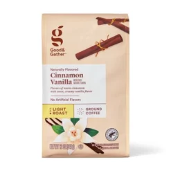Naturally Flavored Cinnamon Vanilla Light Roast Ground Coffee - 12oz - Good & Gather™ 11 Naturally Flavored Cinnamon Vanilla Light Roast Ground Coffee - 12oz - Good & Gather™ -Good & Gather GUEST ab154b04 bdf6 415b 9f47 4c179f382eb5