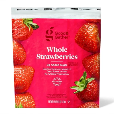 Whole Frozen Strawberries - 64oz - Good & Gather™ 6 Whole Frozen Strawberries - 64oz - Good & Gather™ - Image 4