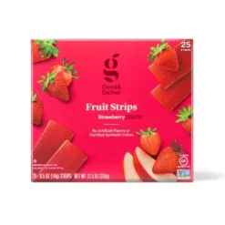 Strawberry Fruit Strips - 25ct/12.5oz - Good & Gather™ 9 Strawberry Fruit Strips - 25ct/12.5oz - Good & Gather™ -Good & Gather GUEST ab7bea39 952d 42d2 a8a6 b9fcc2315446