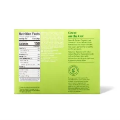 Organic 25% Less Sugar Iced Oatmeal Cookie Whole Grain Baked Bars - 15.24oz - Good & Gather™