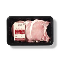 Bone-in Thin Cut Center Cut Pork Chops - 1.20-2.00 Lbs - Price Per Lb - Good & Gather™ -Good & Gather GUEST ac432d5f c0cf 4636 adfc 3e47135a8df7