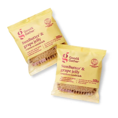 Frozen Sunbutter No Crust Sandwich Grape - 4ct - Good & Gather™ 3 Frozen Sunbutter No Crust Sandwich Grape - 4ct - Good & Gather™ - Image 2