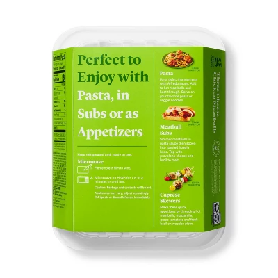 Three Cheese Chicken Meatballs - 12oz - Good & Gather™ 4 Three Cheese Chicken Meatballs - 12oz - Good & Gather™ - Image 2