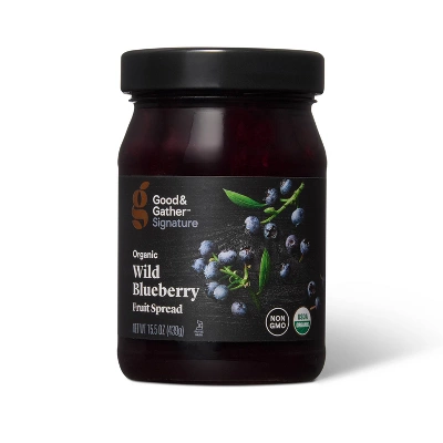 Signature Organic Wild Blueberry Fruit Spread - 15.5oz - Good & Gather™ 6 Signature Organic Wild Blueberry Fruit Spread - 15.5oz - Good & Gather™ - Image 4
