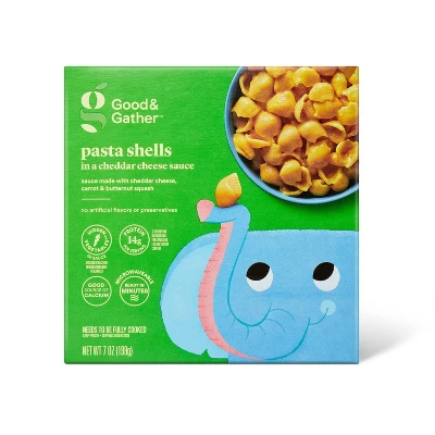 Frozen Pasta Shells In Cheddar Cheese Sauce - 7oz - Good & Gather™ 5 Frozen Pasta Shells In Cheddar Cheese Sauce - 7oz - Good & Gather™ - Image 3