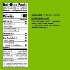 Sea Salt Dry Roasted Pistachio Kernels - 5.5oz - Good & Gather™ 8 Sea Salt Dry Roasted Pistachio Kernels - 5.5oz - Good & Gather™ -Good & Gather GUEST b054c203 6ff0 4884 a7bc dc8a298bc35a