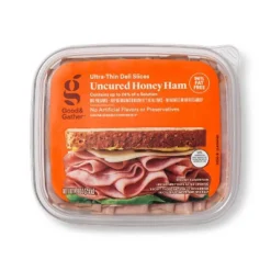 Uncured Honey Ham Ultra-Thin Deli Slices - 9oz - Good & Gather™ -Good & Gather GUEST b3177d6f 8dcd 49c3 82da 051cd3a2dee7