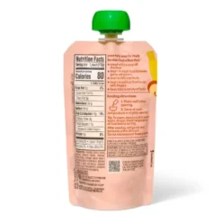 Organic Apple Banana Peach Yogurt Baby Food Pouch - 4oz - Good & Gatherâ„¢