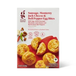Frozen Sausage Monterey Jack Cheese & Bell Pepper Egg Bites - 12oz - Good & Gather™ -Good & Gather GUEST b64eaea8 564d 41a4 927c 52b804af7132