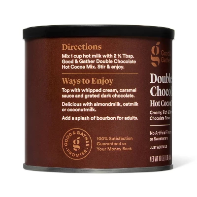 Double Chocolate Flavored Hot Cocoa Mix - 16oz - Good & Gather™ 4 Double Chocolate Flavored Hot Cocoa Mix - 16oz - Good & Gather™ - Image 2