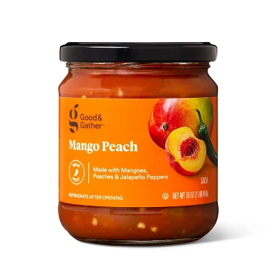 Mild Mango Peach Salsa 16oz - Good & Gather™ 4 Mild Mango Peach Salsa 16oz - Good & Gather™ - Image 2