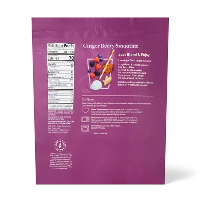 Organic Frozen Triple Berry Bliss - 32oz - Good & Gather™ 3 Organic Frozen Triple Berry Bliss - 32oz - Good & Gather™