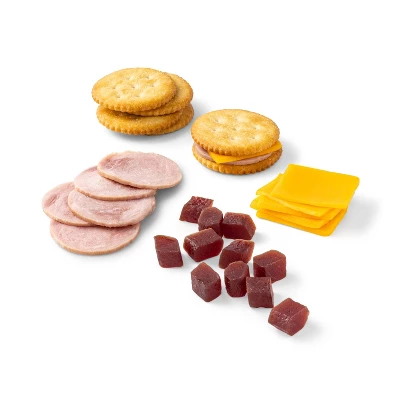 Uncured Ham & Cheddar Cheese Lunch Kit - 3oz - Good & Gather™ 4 Uncured Ham & Cheddar Cheese Lunch Kit - 3oz - Good & Gather™ - Image 2