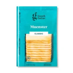 Muenster Deli Sliced Cheese - 8oz/12 Slices - Good & Gather™ -Good & Gather GUEST bcee4fd6 3cd6 463b 8744 576d86b6387f