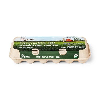 Organic Cage-Free Grade A Large Brown Eggs - Good & Gather™ 8 Organic Cage-Free Grade A Large Brown Eggs - Good & Gather™ - Image 6