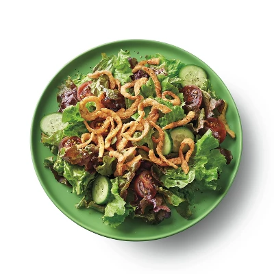 Garlic Pepper Crispy Onion Strings Salad Topper - 3.5oz - Good & Gather™ 3 Garlic Pepper Crispy Onion Strings Salad Topper - 3.5oz - Good & Gather™