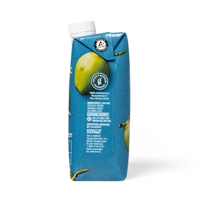 Organic Original Coconut Water - 500ml Carton - Good & Gather™ 5 Organic Original Coconut Water - 500ml Carton - Good & Gather™ - Image 3