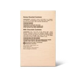 Honey Roasted Cashews & Milk Chocolate Cashews - 10oz/10ct - Good & Gather™ 10 Honey Roasted Cashews & Milk Chocolate Cashews - 10oz/10ct - Good & Gather™ -Good & Gather GUEST c00f5468 84df 41a1 ba77 ddf50de32112