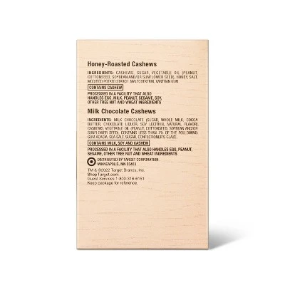 Honey Roasted Cashews & Milk Chocolate Cashews - 10oz/10ct - Good & Gather™ 5 Honey Roasted Cashews & Milk Chocolate Cashews - 10oz/10ct - Good & Gather™ - Image 3