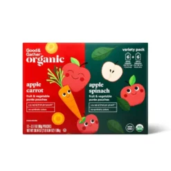 Organic Applesauce Pouches - Apple Carrot & Apple Spinach - Good & Gather™ -Good & Gather GUEST c0e4f6a1 7a70 411c 84b7 d1483e0fcf51