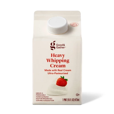 Heavy Whipping Cream - 16 Fl Oz (1pt) - Good & Gather™ 7 Heavy Whipping Cream - 16 Fl Oz (1pt) - Good & Gather™ - Image 5