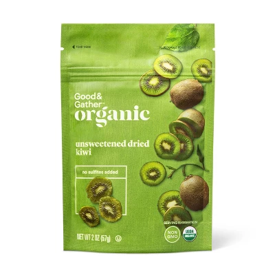 Organic Unsweetened Dried Kiwi - 2oz - Good & Gather™ 5 Organic Unsweetened Dried Kiwi - 2oz - Good & Gather™ - Image 3