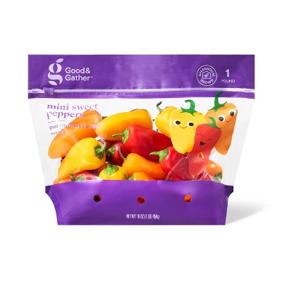Mini Sweet Peppers - 16oz - Good & Gather™ (Packaging May Vary) 6 Mini Sweet Peppers - 16oz - Good & Gather™ (Packaging May Vary) - Image 4