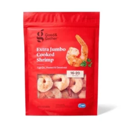 Peeled & Deveined Tail On Cooked Shrimp - Frozen - 16-20ct/16oz - Good & Gather™ -Good & Gather GUEST ca27fd16 7649 45db 9117 ffe953dd7c04
