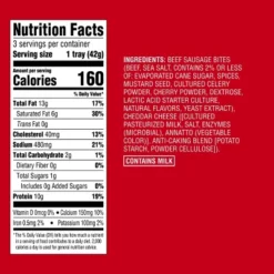Cheddar Cheese & Beef Sausage Protein Pack Quick Bite - 4.5oz/3ct - Good & Gather™ -Good & Gather GUEST ca6b982e e0c1 4795 b294 f2df69d63a0f
