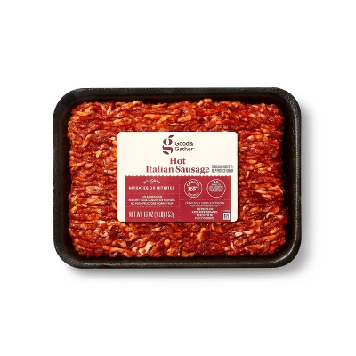 Hot Ground Italian Sausage - 16oz - Good & Gather™ 5 Hot Ground Italian Sausage - 16oz - Good & Gather™ - Image 3