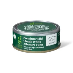 Premium Wild Albacore Chunk White Tuna In Extra Virgin Olive Oil And Sea Salt - 5oz - Good & Gather™ -Good & Gather GUEST ce9cff25 d883 4b2b 83a1 f2ca712101fe