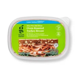Lower Sodium Oven Roasted Turkey Breast Ultra-Thin Deli Slices - 16oz - Good & Gather™ -Good & Gather GUEST cf1eb80a 92d3 4517 b4b0 6befc4886092