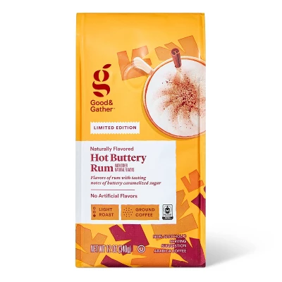 Naturally Flavored Hot Buttery Rum Light Roast Ground Coffee - 12oz - Good & Gather™ 6 Naturally Flavored Hot Buttery Rum Light Roast Ground Coffee - 12oz - Good & Gather™ - Image 4