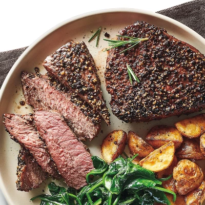 Peppercorn Crusted Beef Sirloin Petite Steak - Price Per Lb - Good & Gather™ 4 Peppercorn Crusted Beef Sirloin Petite Steak - Price Per Lb - Good & Gather™ - Image 2